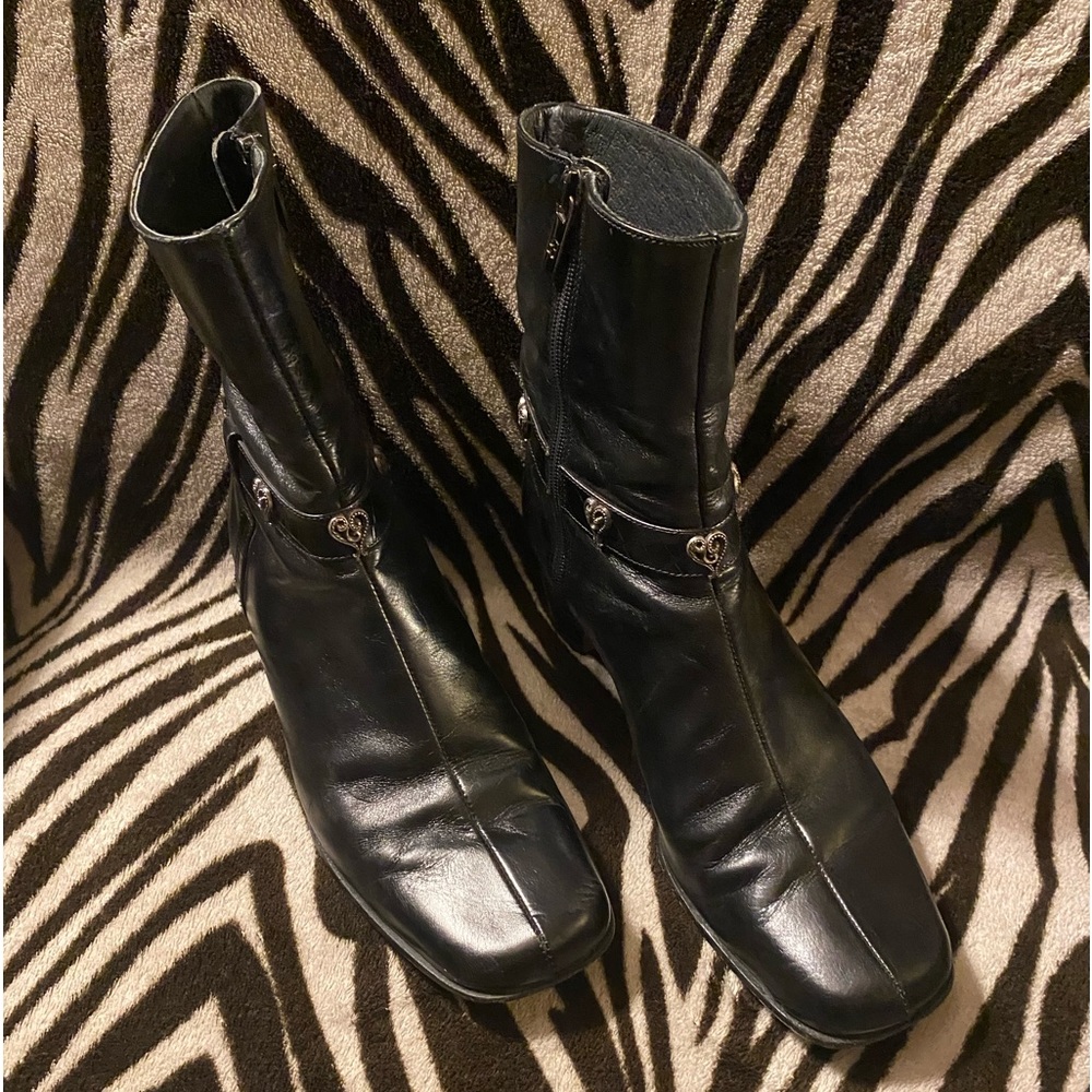 Brighton Gypsy Black leather Booties 6